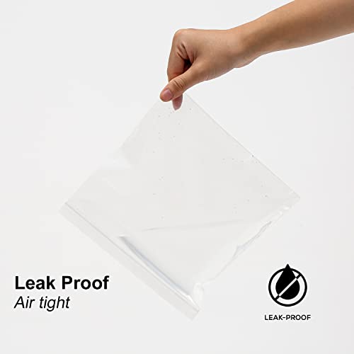 Lamapee Bolsas de líquidos de seguridad aeroportuaria, bolsas transparentes aprobadas por aerolíneas de 20 x 20 cm, Clear, Transparente