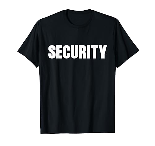 Guardia de Seguridad Agente de Seguridad Uniforme de personal Camiseta