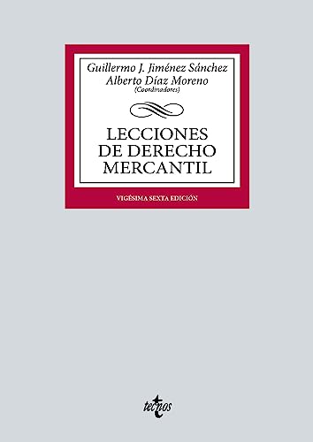 Lecciones de Derecho Mercantil (Derecho - Biblioteca Universitaria de Editorial Tecnos)