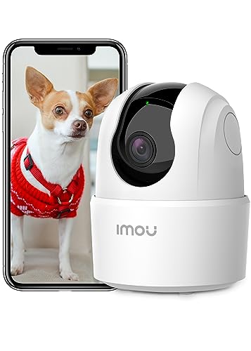 Imou 2K (3MP) Cámara Vigilancia WiFi Interior para Mascotas,360° Cámara IP WiFi con Detección de Humano, Visión Nocturna, Audio Bidireccional, Control Remoto, Modo Privacidad,Compatible con Alexa