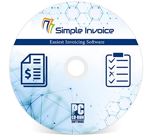 Software de facturación | Factura simple: el software de facturación más fácil del mercado, diseñado para autónomos o propietarios de pequeñas empresas. CD-ROM compatible con windows 11-7