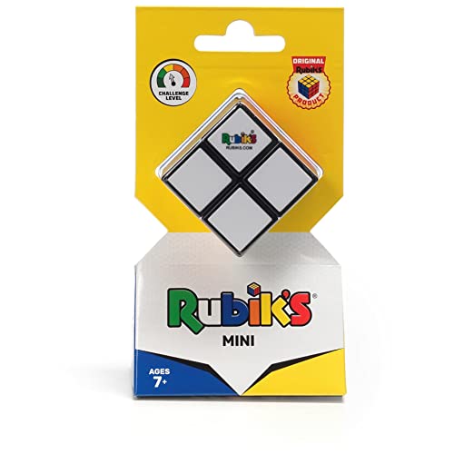 Rubik's - Cubo DE Rubik 2X2 - Juego de Rompecabezas - Cubo Rubik Original de 2x2-1 Cubo Mágico de Bolsillo para Desafiar la Mente - 6063963 - Juegos Niños 8 años +